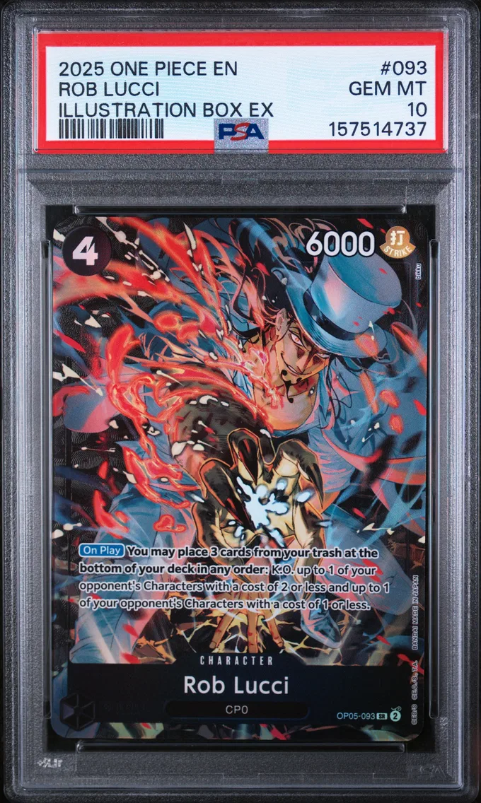 2025 #093 Rob Lucci PSA 10 One Piece Promos