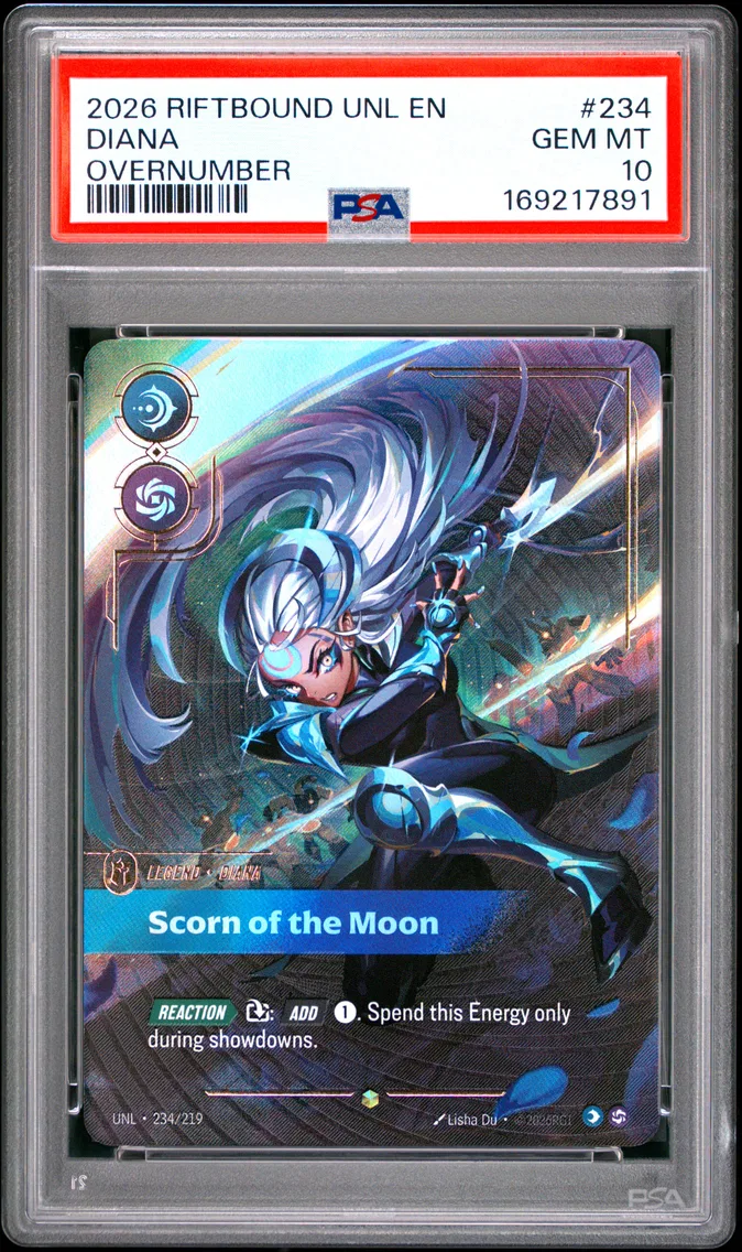 2026 #234 Diana - Scorn of the Moon PSA 10 Riftbound: League of Legends Unl-Unleashed