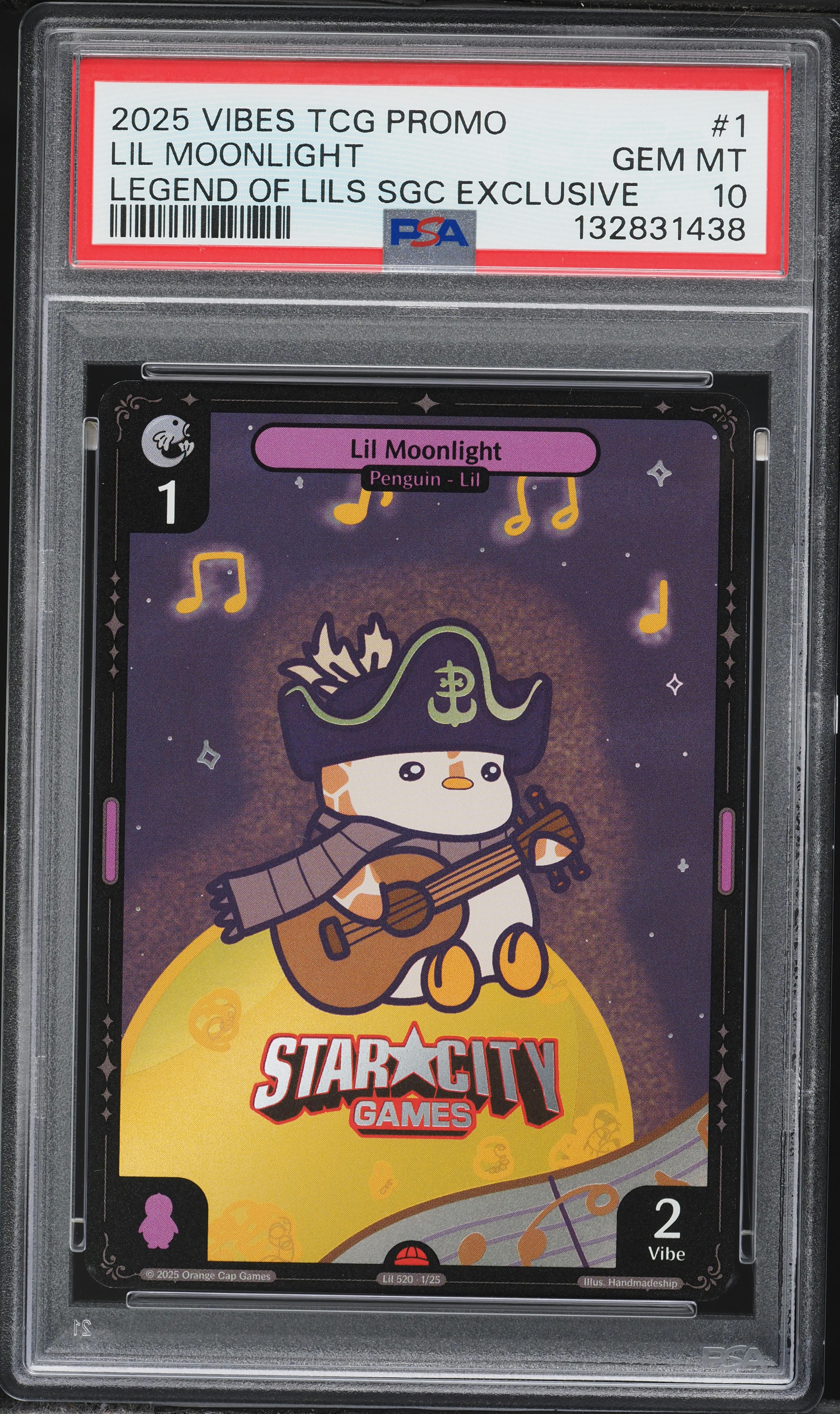2025 #1 Lil Moonlight PSA 8 Vibes TCG Promos Collectible Card Games | Caggy