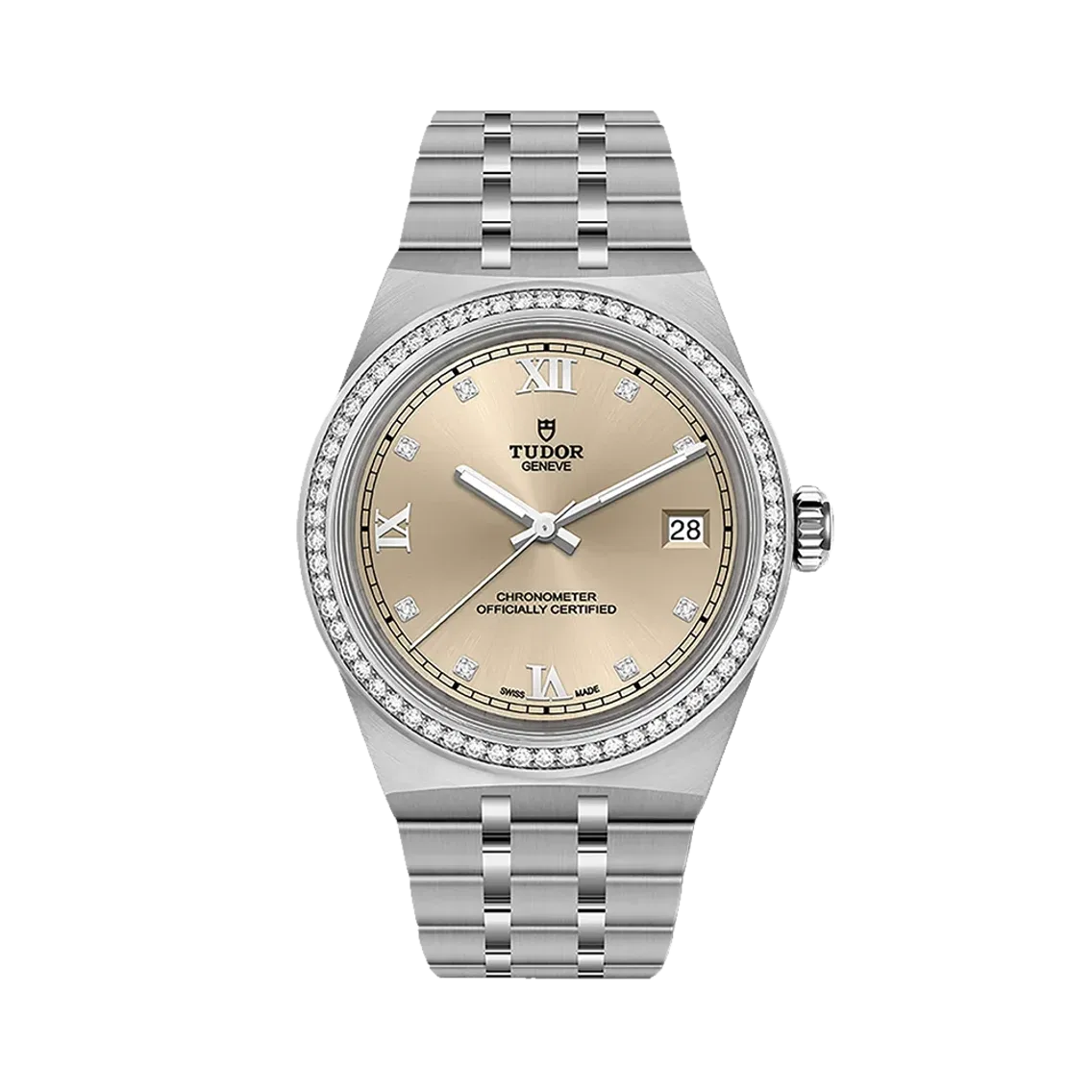 TUDOR TUDOR Royal 36mm - Ivory, Diamond-Set on Bracelet