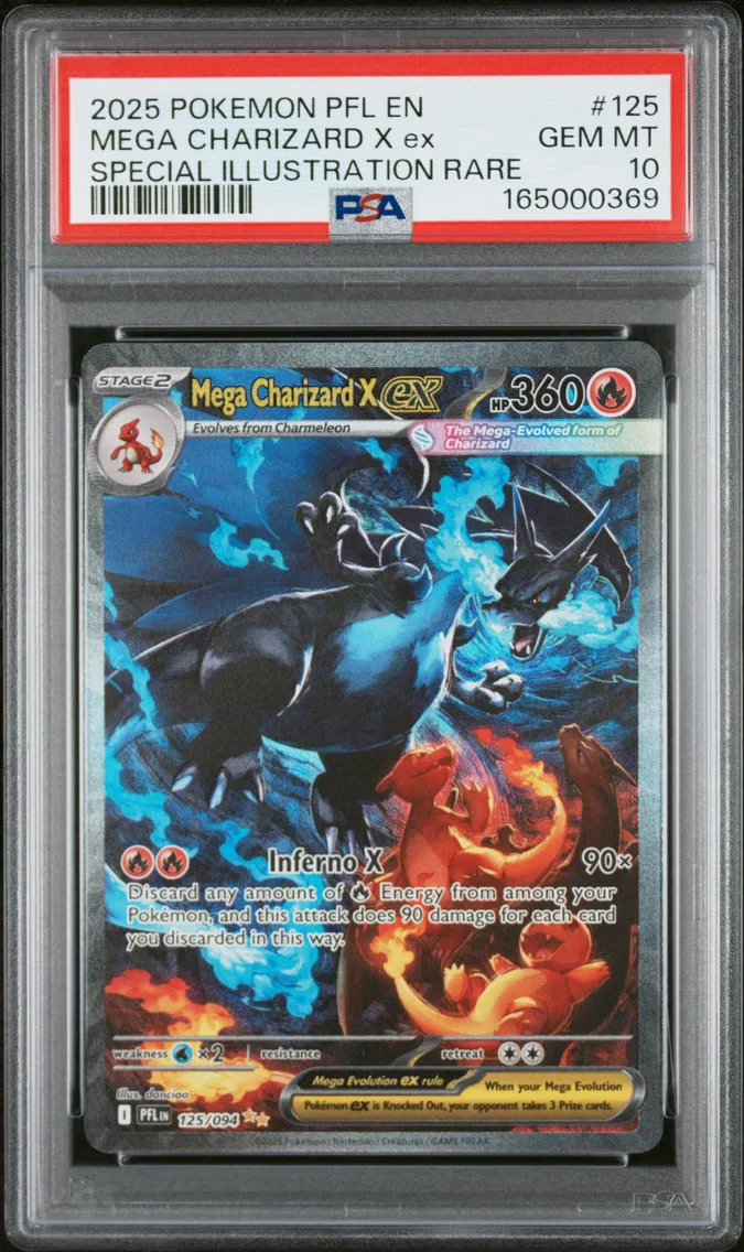 2025 #125 Mega Charizard X EX PS