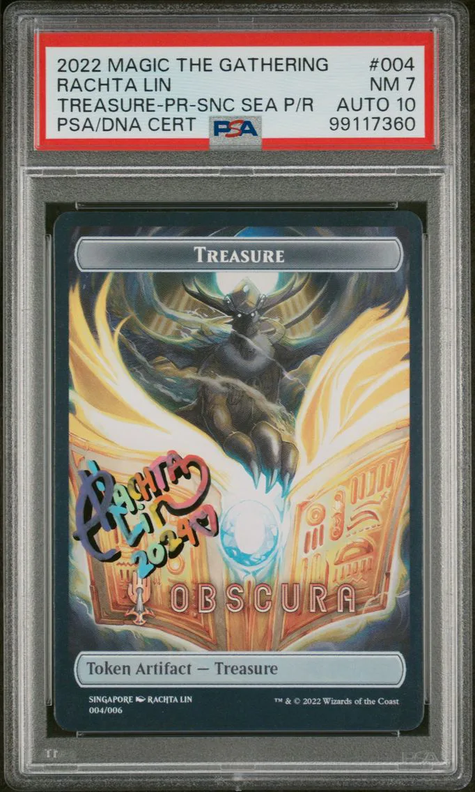2022 #004 TREASURE PSA 7 MAGIC THE GATHERING PROMO | STREETS OF NEW CAPENNA SOUTHEAST ASIA PRERELEASE