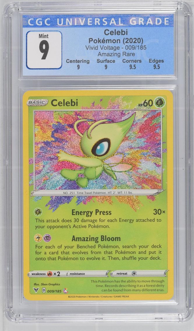 2020 #009 Celebi CGC 9 Vivid Voltage - English