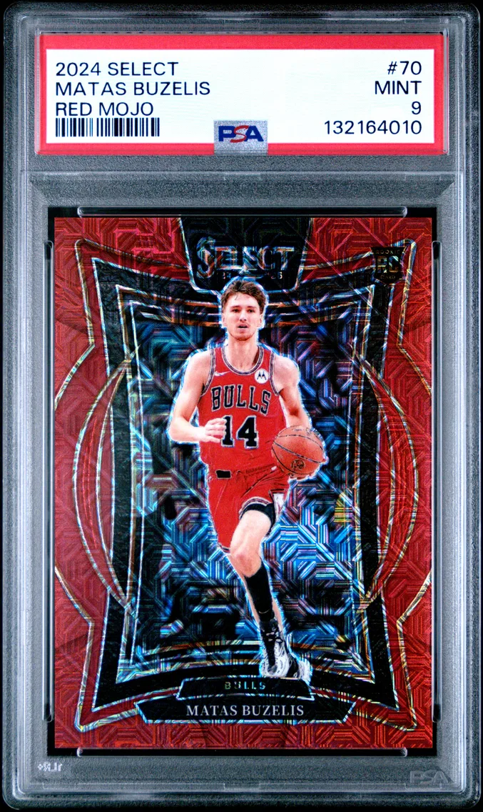 2024 #70 Matas Buzelis PSA 9 Panini Select