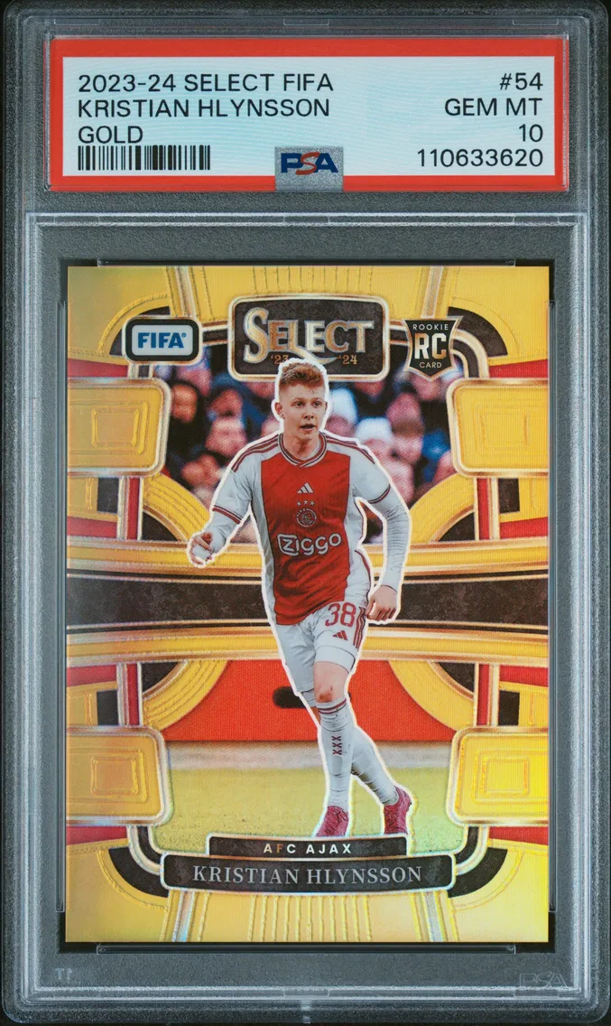 2023 #54 Kristian Hlynsson PSA 10 Panini Select FIFA