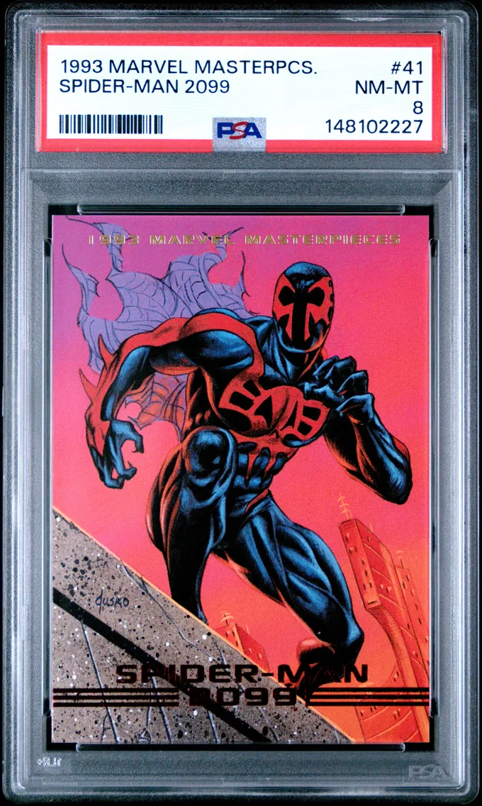 1993 #41 Spider-Man 2099 PSA 8 Marvel Masterpieces