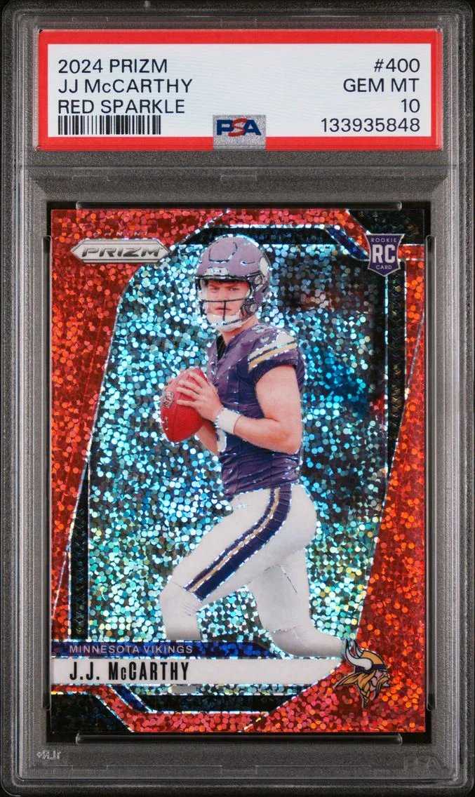 2024 #400 JJ McCarthy PSA 10 Panini Prizm
