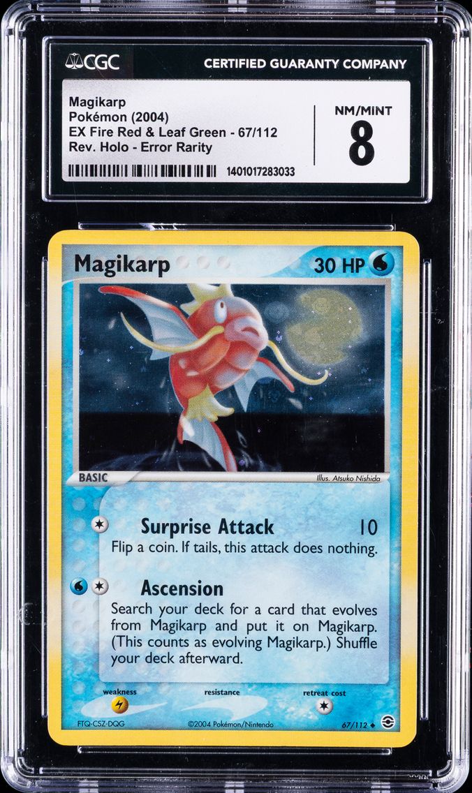 2004 #67 Magikarp CGC 8 EX Fire Red & Leaf Green - English Pokemon