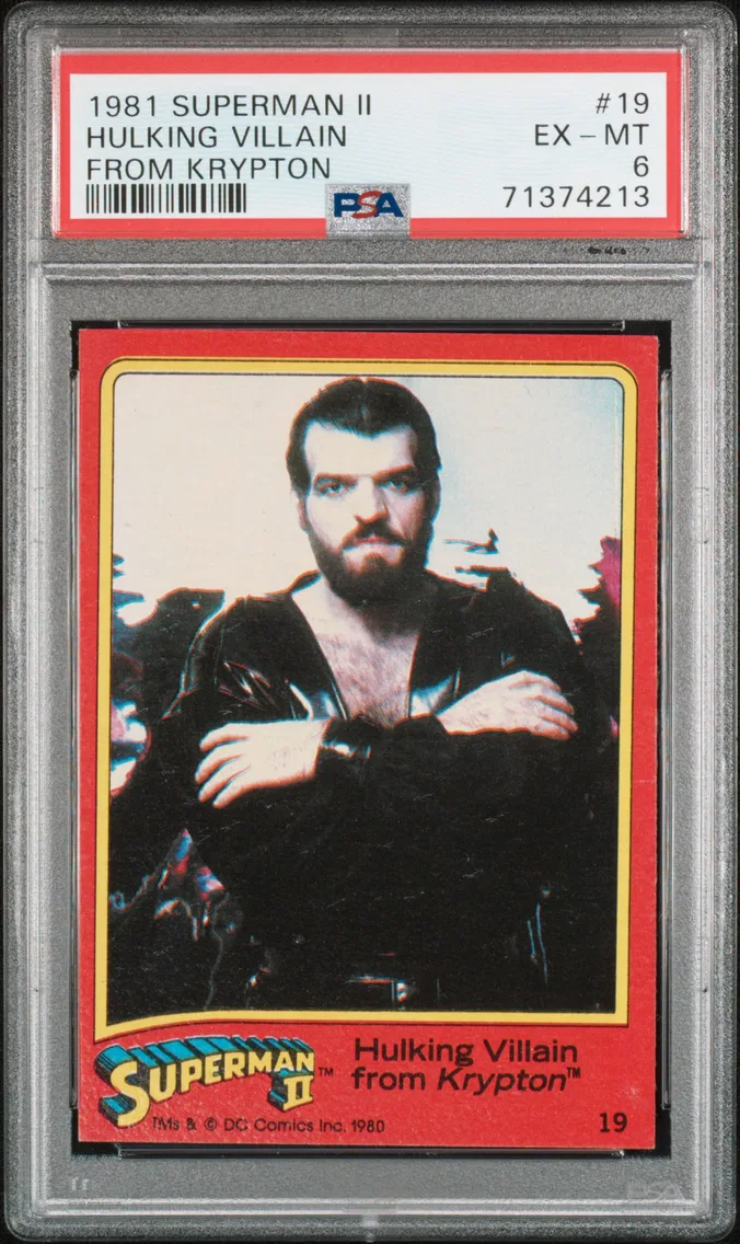 1981 #19 Hulking Villain From Krypton PSA 6 Superman II