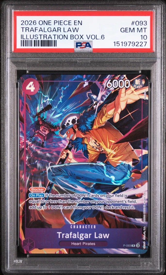 2026 #093 Trafalgar Law PSA 10 One Piece Promos