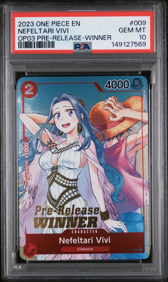 2023 #009 Nefeltari Vivi PSA 10 One Piece Promos