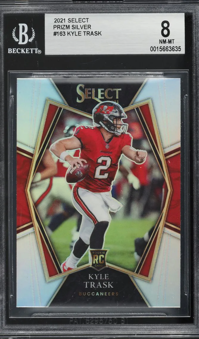 2021 SELECT PREMIER LEVEL SILVER KYLE TRASK ROOKIE #163 BGS 8 NM-MT
