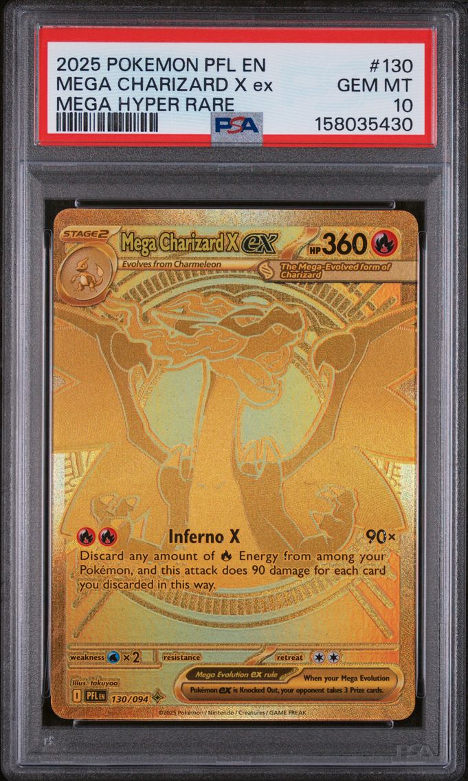2025 #130 Mega Charizard X EX PS