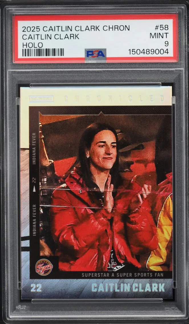 2025 Panini Chronicled Holo Caitlin Clark #58 PSA 9 MINT