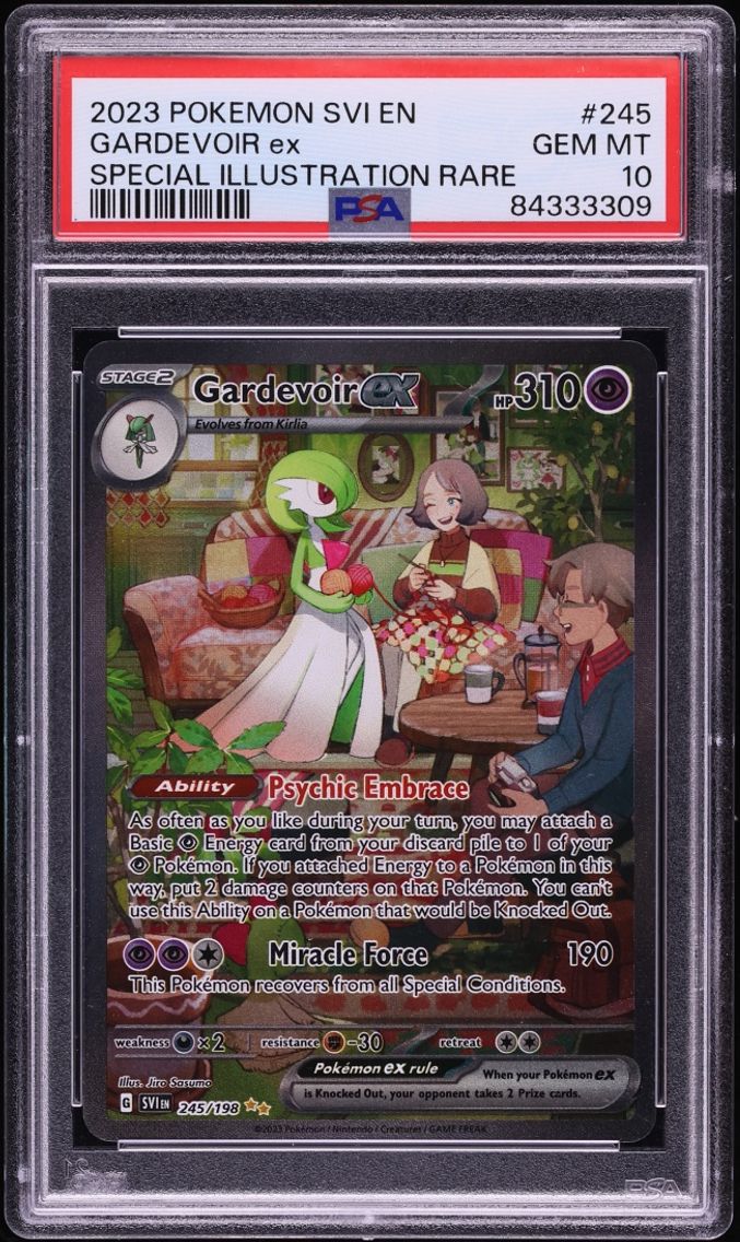 2023 #245 Gardevoir EX PSA 10 Pokemon Scarlet & Violet SIR