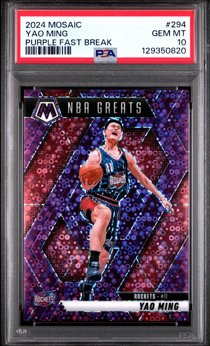 2024 #294 Yao Ming PSA 10 Panini Mosaic