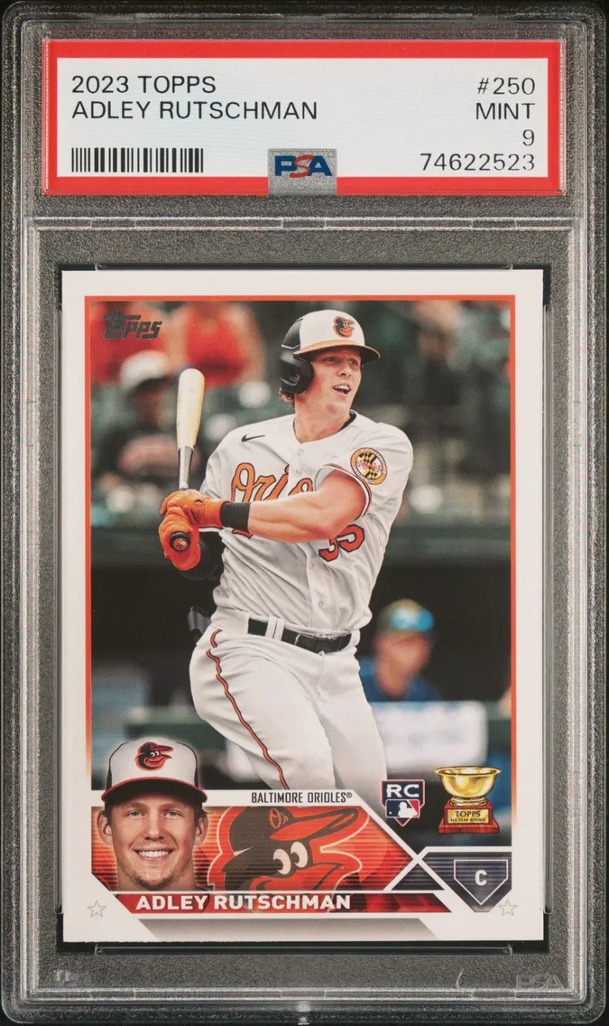 2023 #250 Adley Rutschman PSA 9 Topps