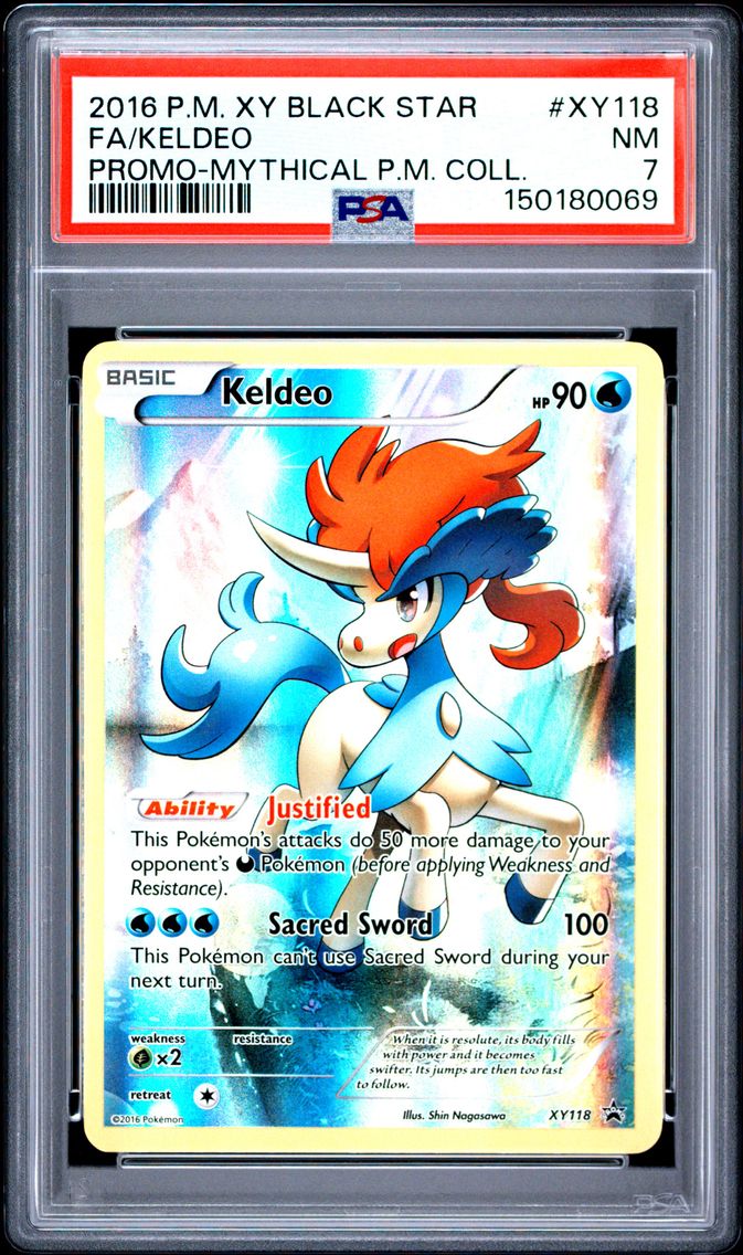 2016 #XY118 Full Art/Keldeo PSA 