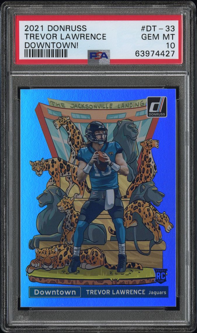 2021 #DT-33 Trevor Lawrence PSA 