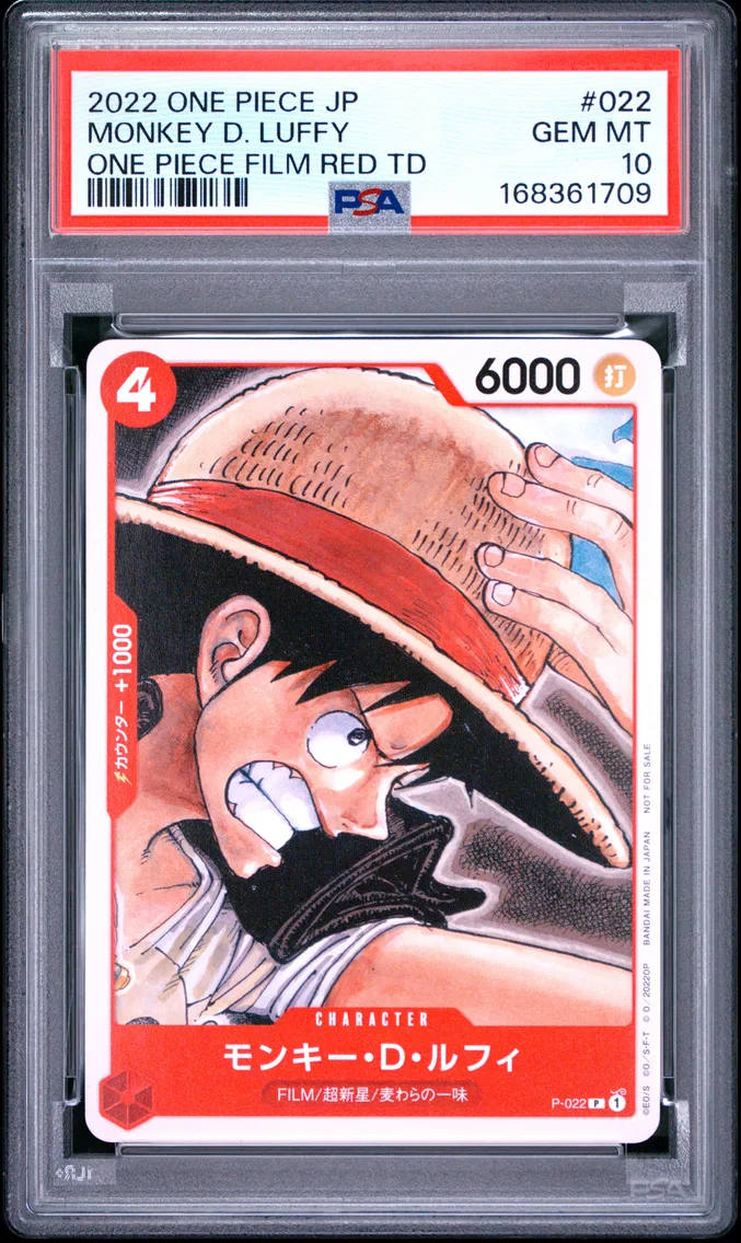 2022 #022 Monkey D. Luffy PSA 10 One Piece Japanese Promos