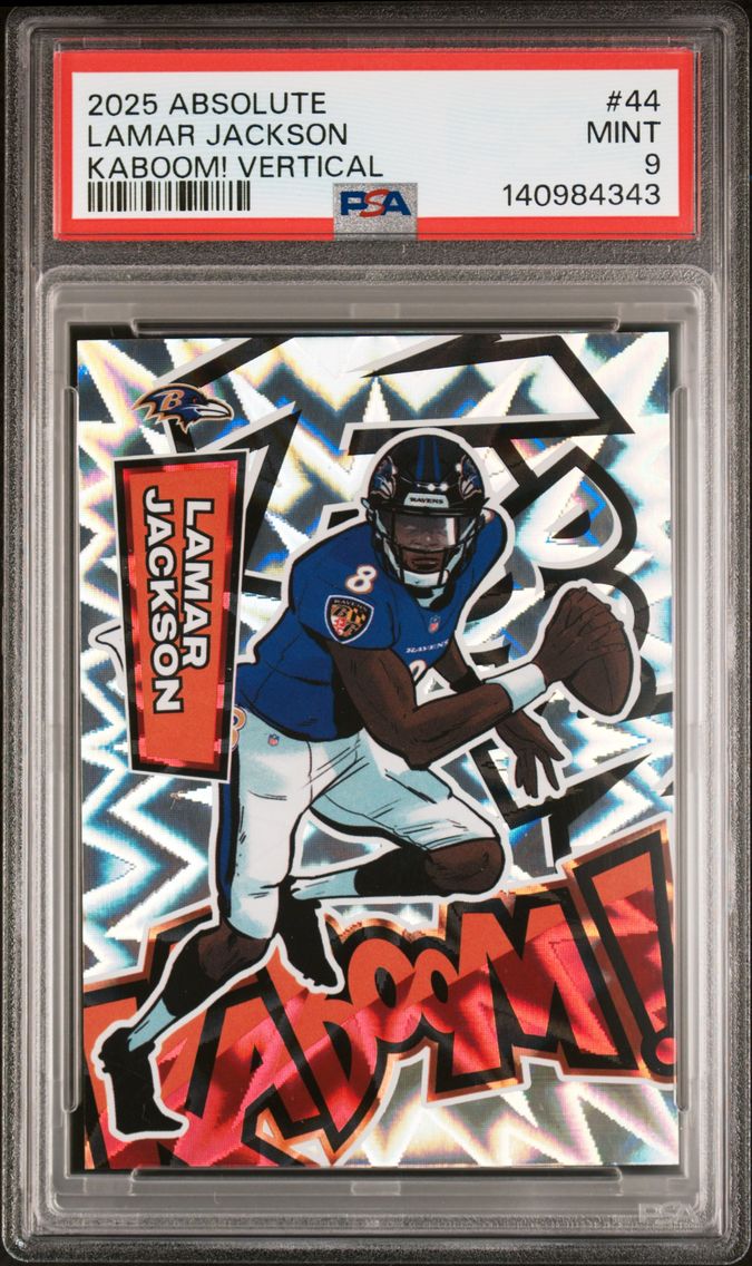 2025 #44 Lamar Jackson PSA 9 Pan