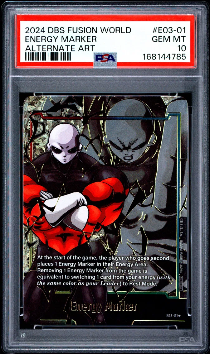 2024 #E03-01 Energy Marker PSA 10 Dragon Ball Super Card Game Fusion World Energy Marker Pack 03