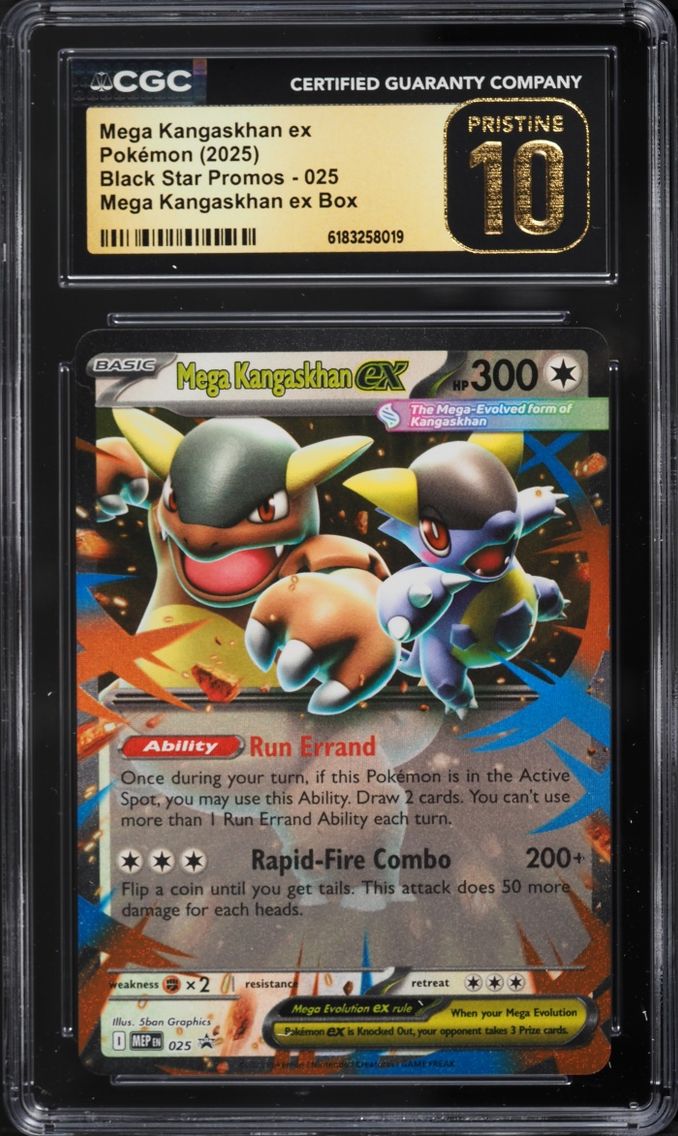 2025 #25 Mega Kangaskhan EX CGC 10 Pokemon Mega Evolution Black Star Promo