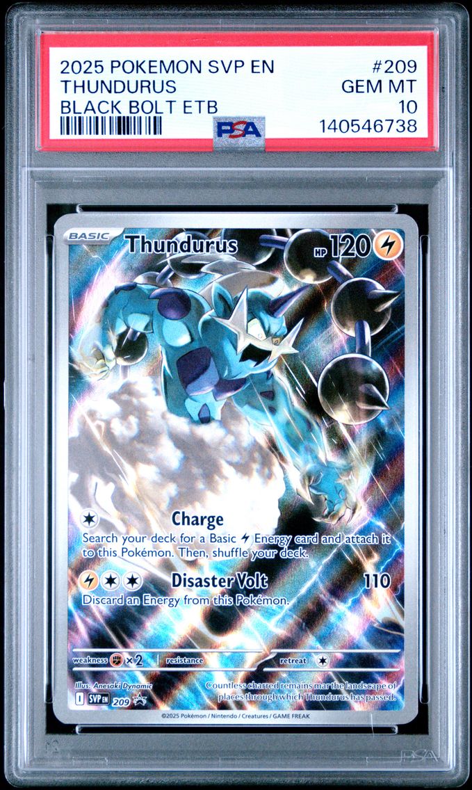 2025 #209 Thundurus PSA 10 Svp E