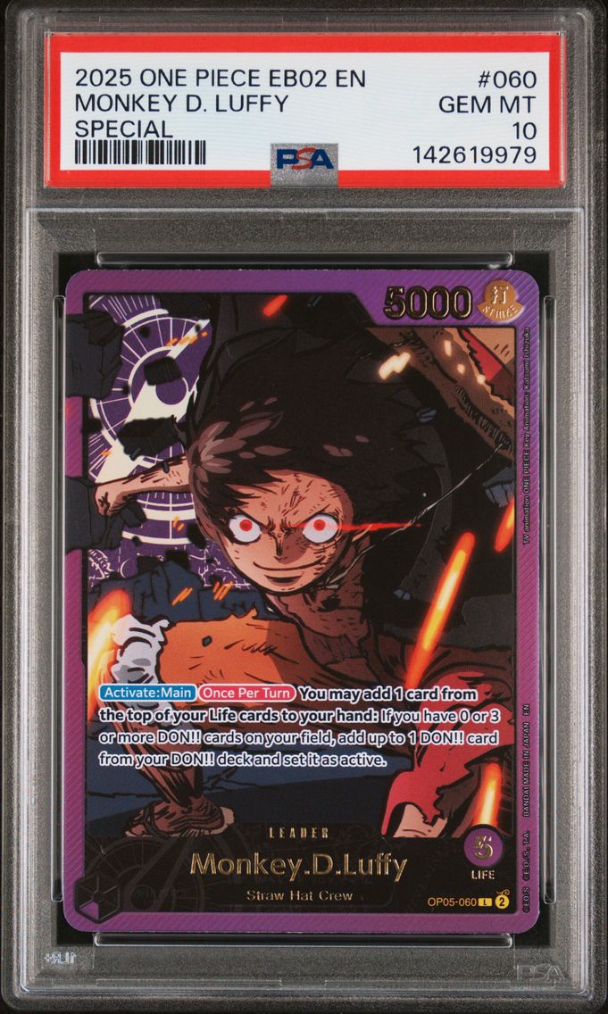 2025 #060 Monkey D. Luffy PSA 10