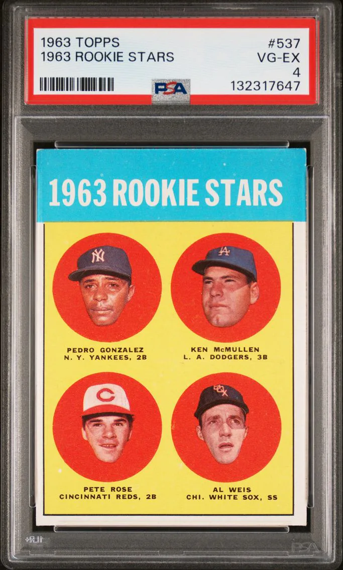 1963 #537 1963 Rookie Stars PSA 