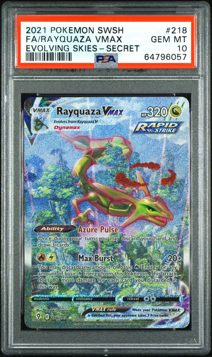 2021 #218 Full Art/Rayquaza Vmax