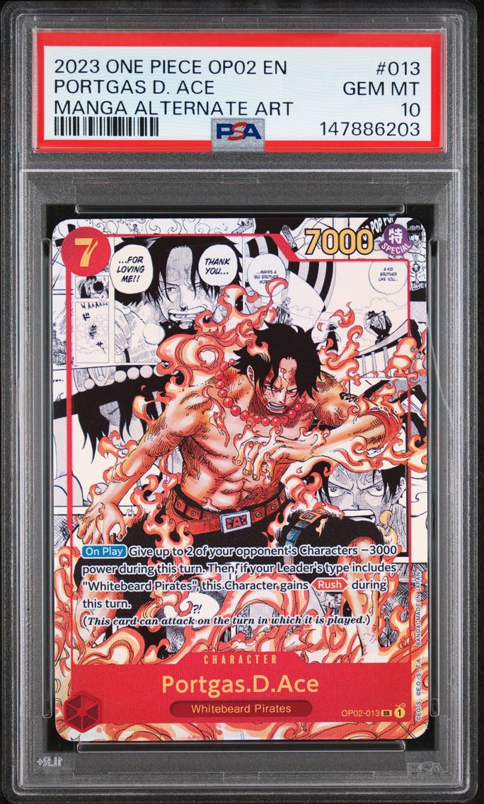 2023 #013 Portgas D. Ace PSA 10 