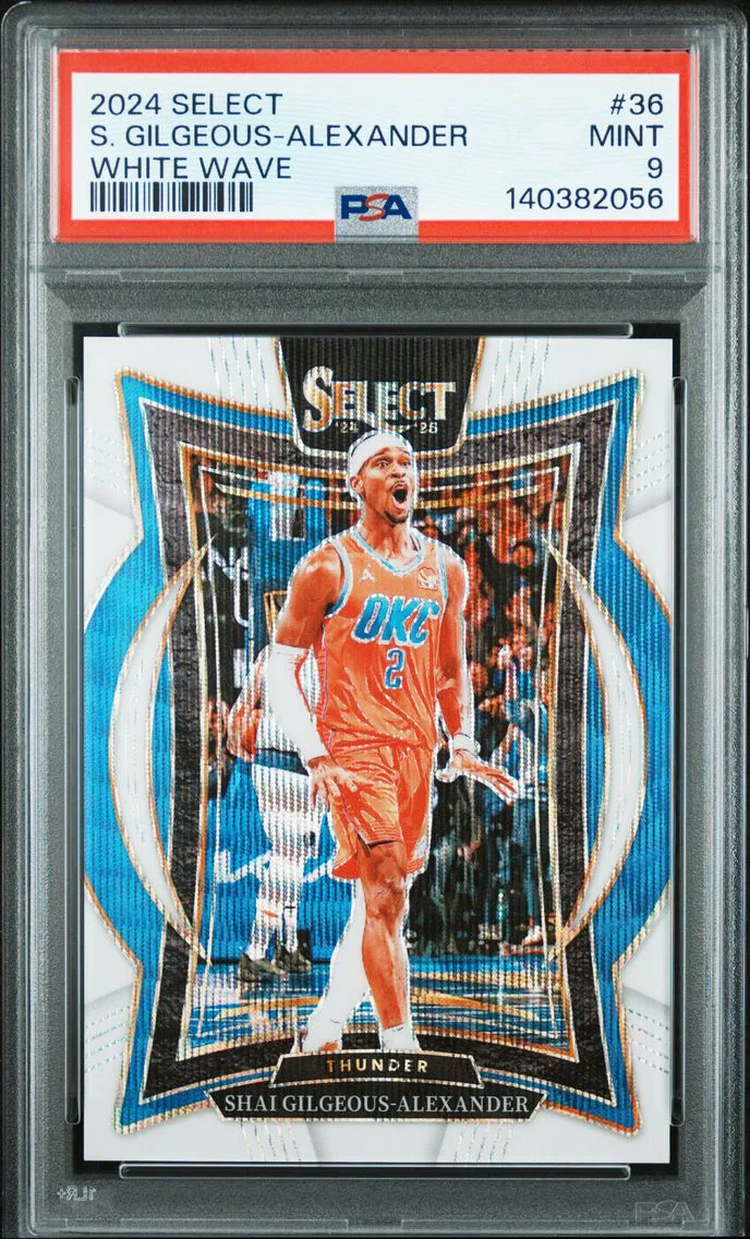 2024 #36 Shai Gilgeous-Alexander PSA 9 Panini Select