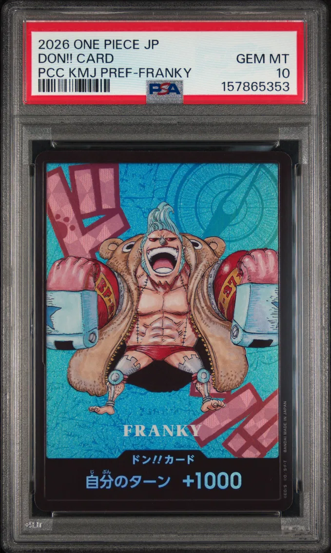 2026 #NA Don!! Card PSA 10 One Piece Japanese Premium Card Collection Kumamoto Prefecture Special