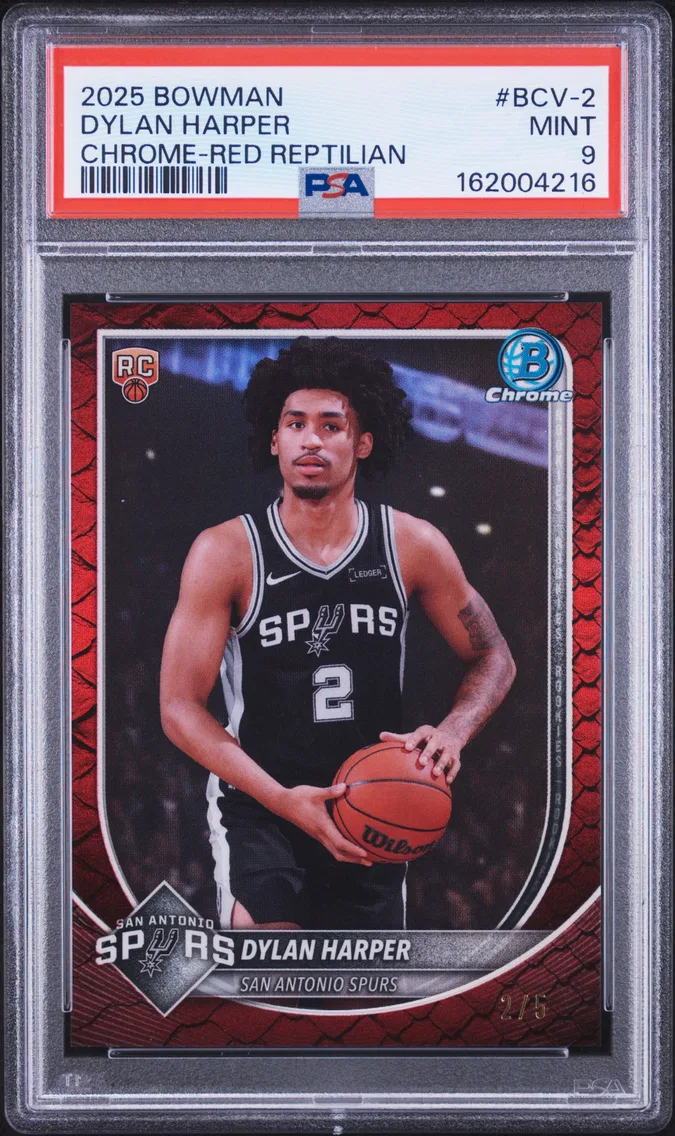 2025 #BCV-2 Dylan Harper PSA 9 Bowman