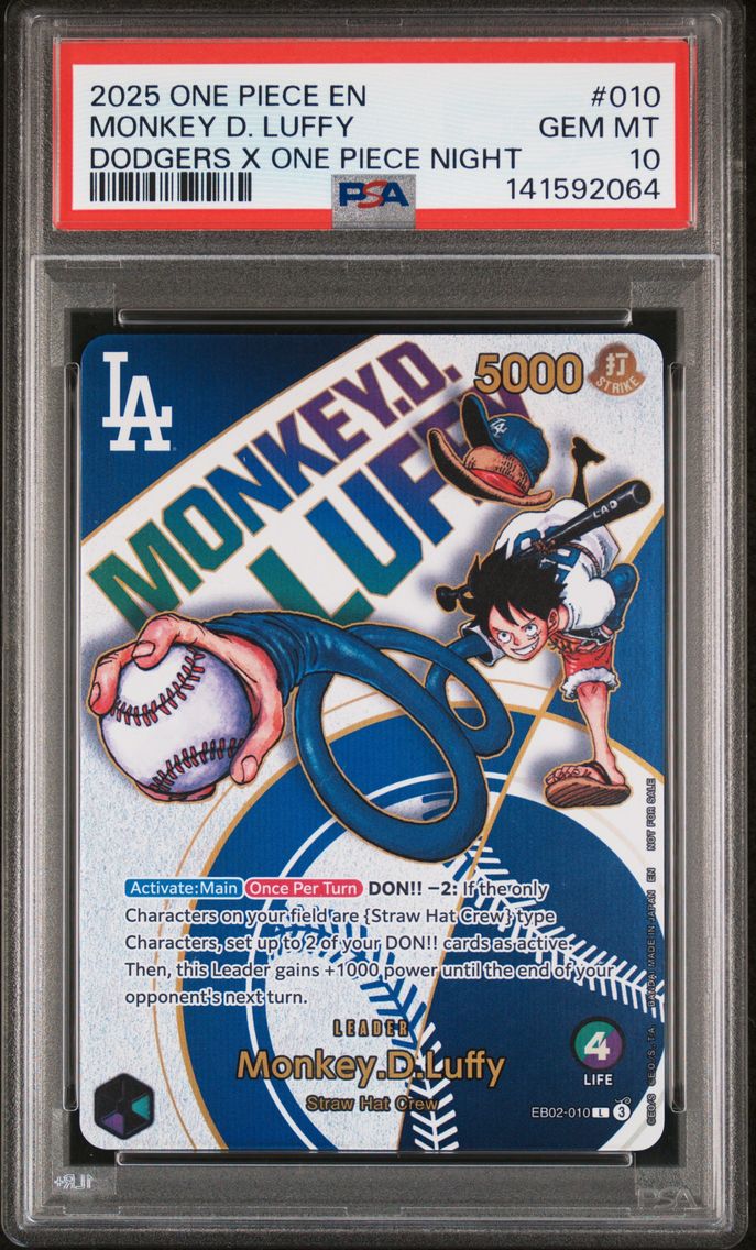 2025 #010 Monkey D. Luffy PSA 10