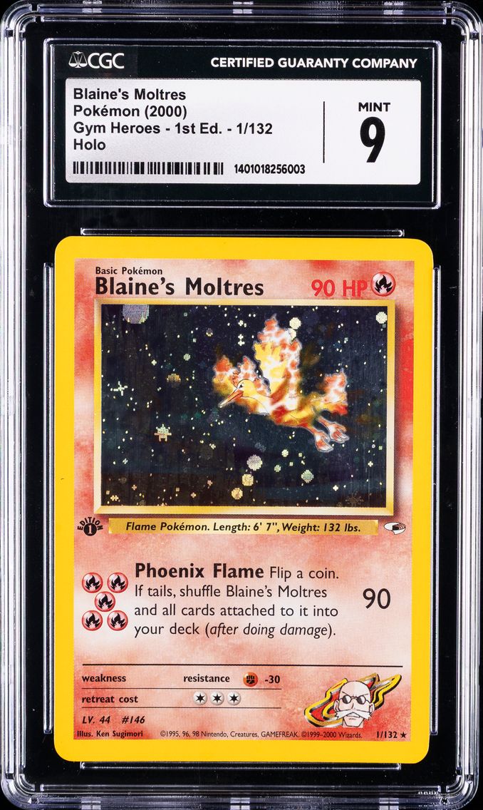 2000 #1 Blaine's Moltres Holo-1s