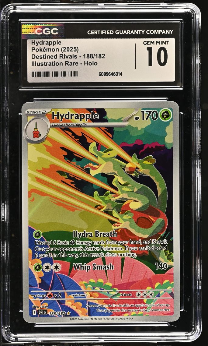 2025 #188 Hydrapple CGC 10 Destined Rivals - DRI EN - English