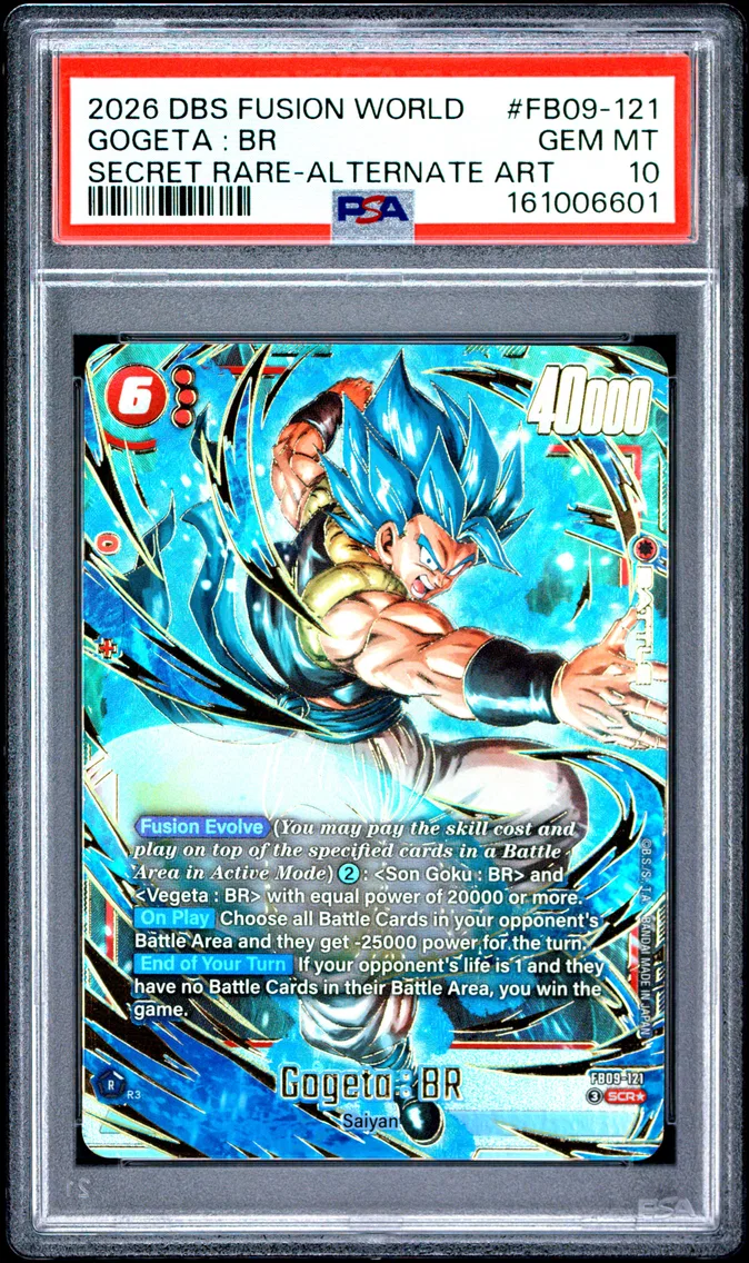 2026 #FB09-121 Gogeta : BR PSA 10 Dragon Ball Super Card Game Fusion World Dual Evolution