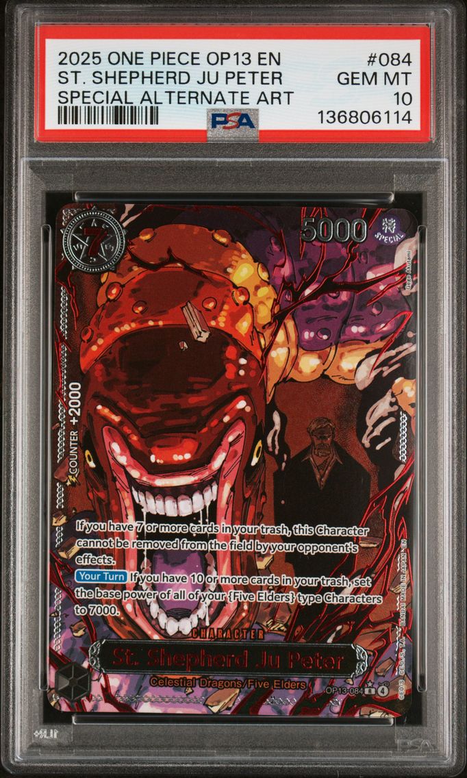2025 #084 St. Shepherd JU Peter PSA 10 One Piece OP13-Carrying on His Will
