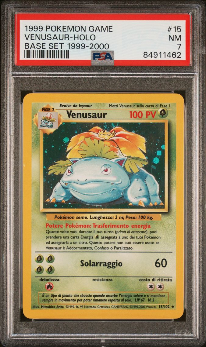 1999 #15 Venusaur-Holo PSA 7 Gam
