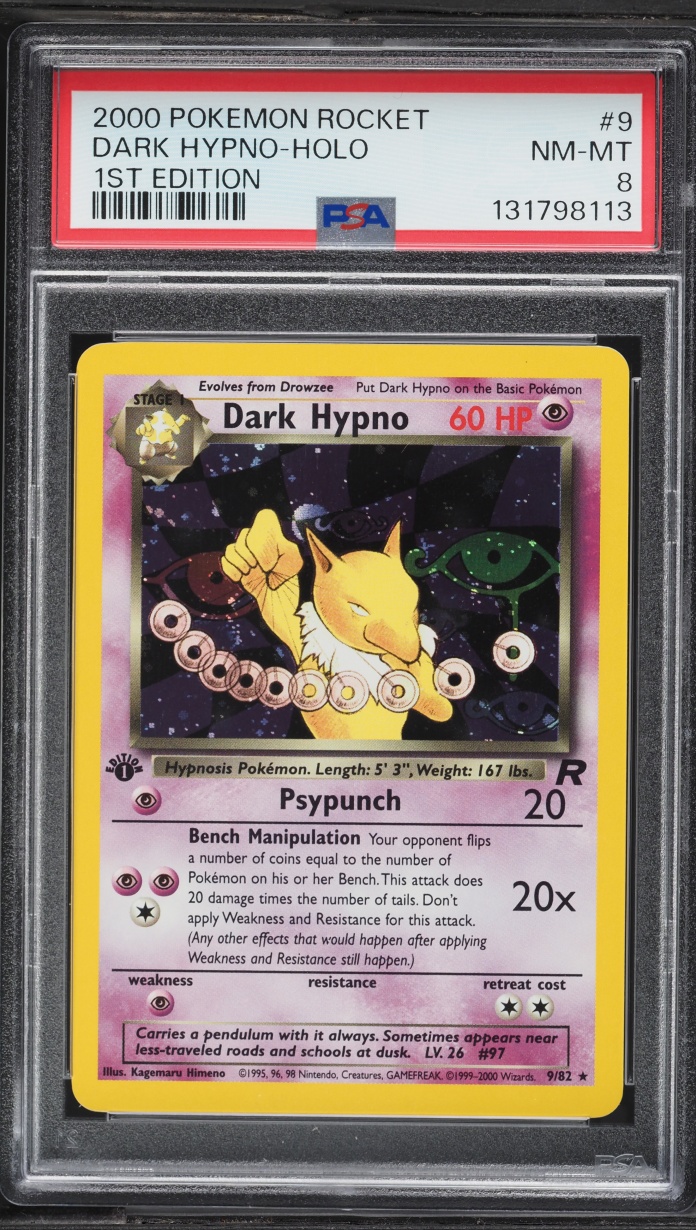 Team Rocket 1st Edition Holo Dark Hypno NM-MT
