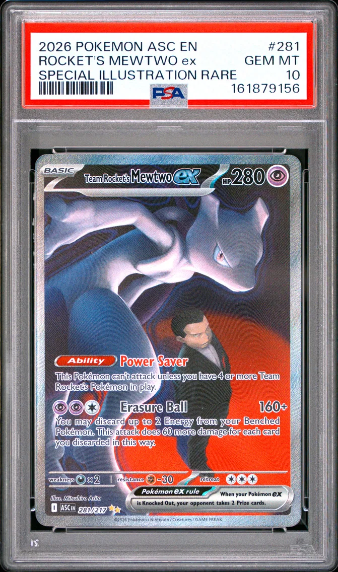 2026 #281 Team Rocket's Mewtwo E