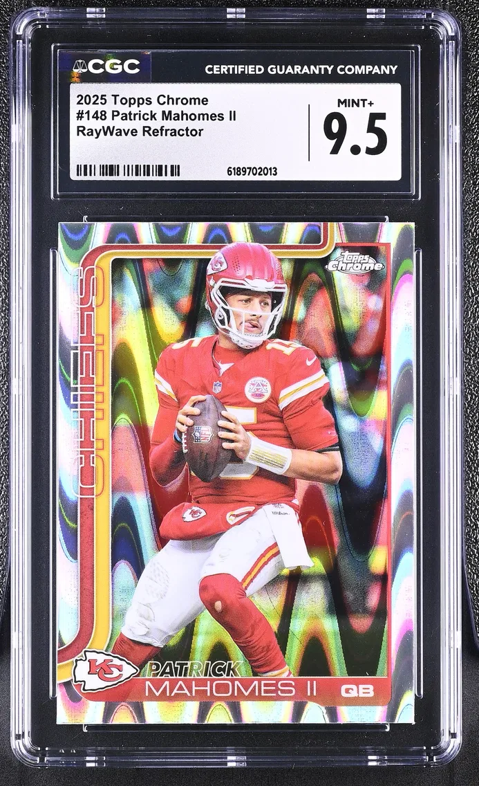 2025 #148 Patrick Mahomes II CGC 9.5 Topps Chrome