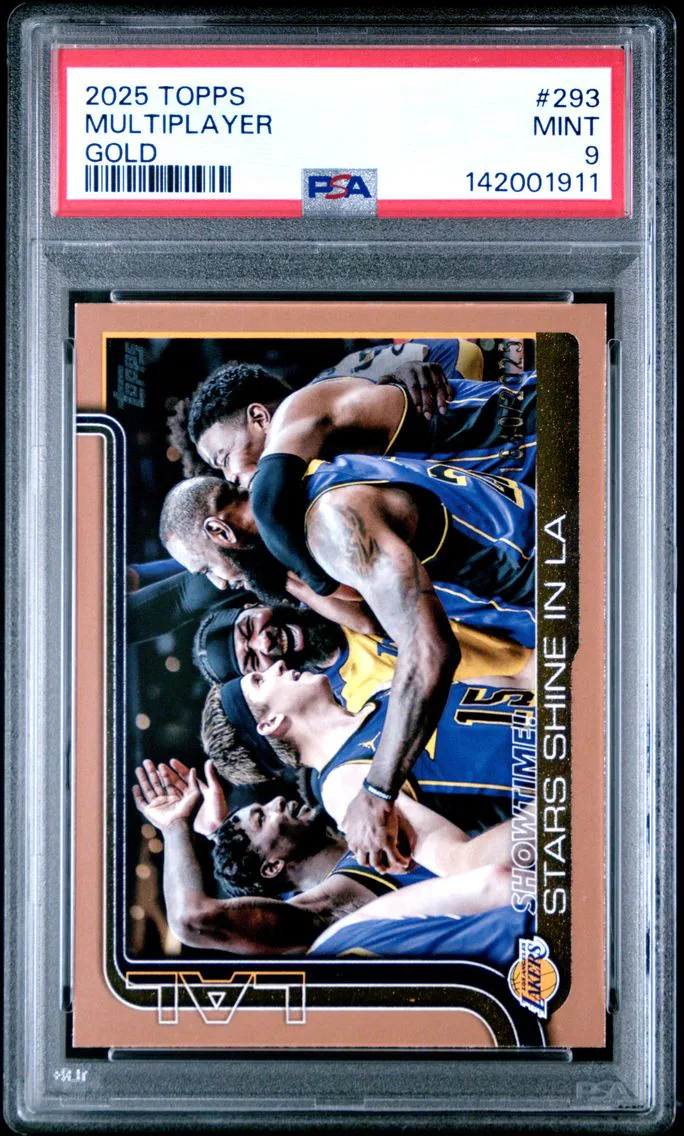 2025 #293 Austin Reaves/Dorian Finney-Smith/LeBron James/Markieff Morris/Rui Hachimura PSA 9 Topps