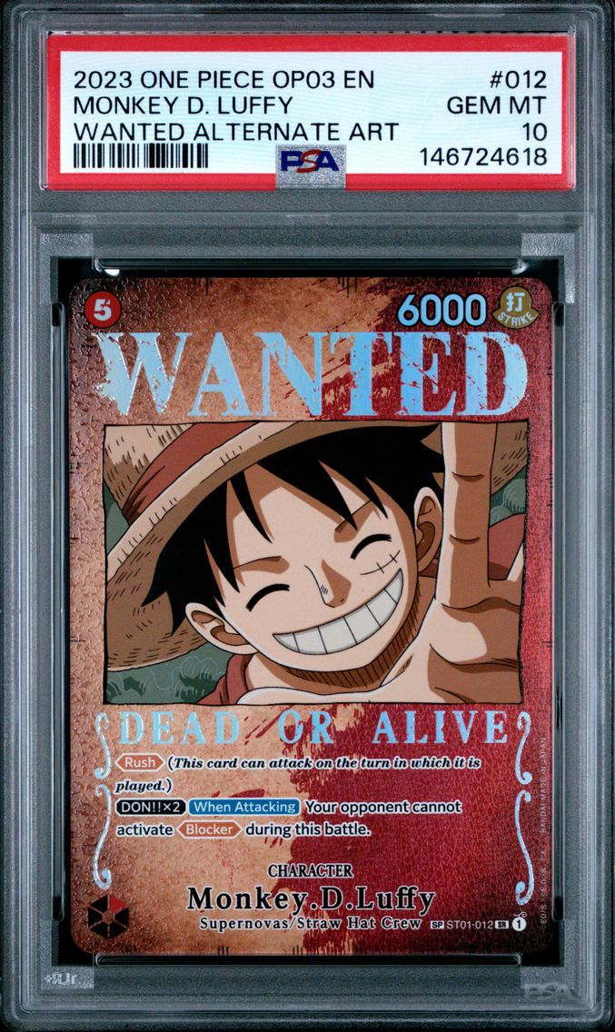 2023 #012 Monkey D. Luffy PSA 10