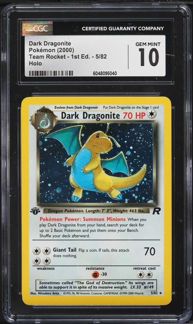 2000 #5 Dark Dragonite-Holo 1st
