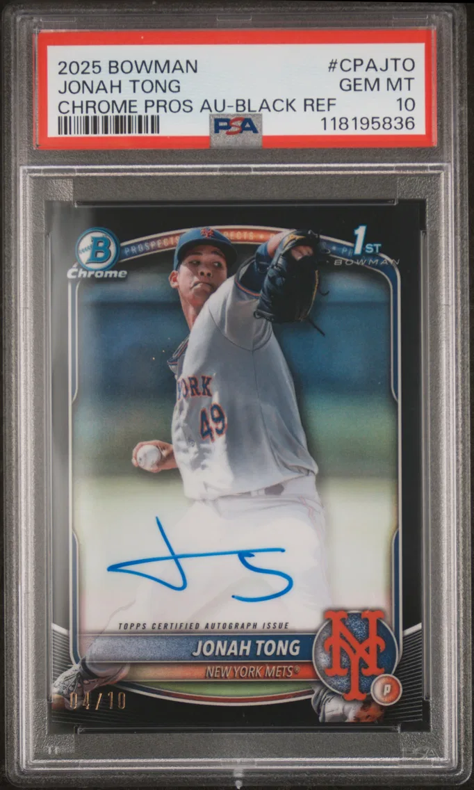 2025 #CPAJTO Jonah Tong PSA 10 B