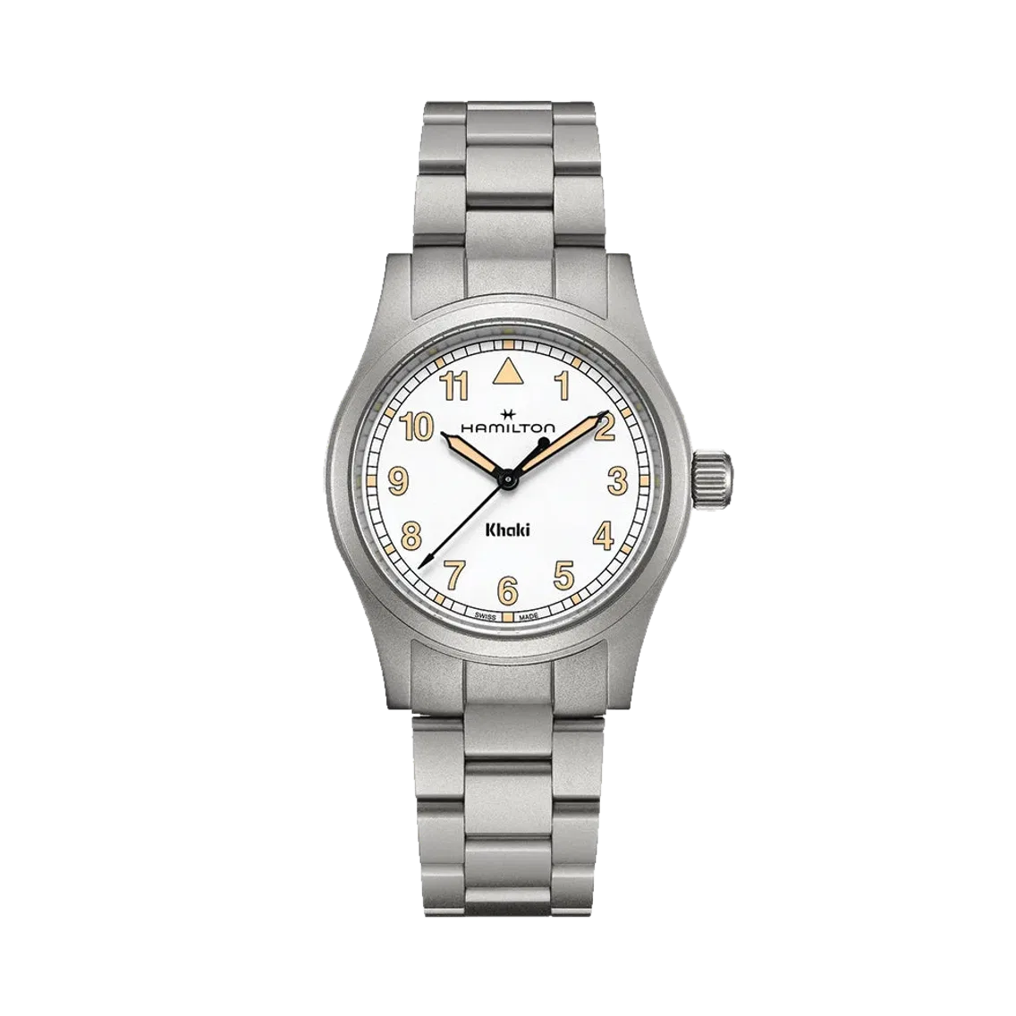 Hamilton Khaki Field Quartz 38mm - White on Bracelet
