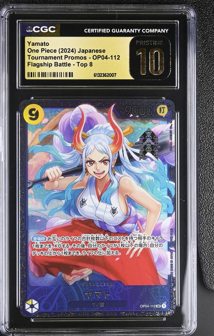 2024 #OP04-112 Yamato CGC 10 Pristine Tournament Promos - Japanese